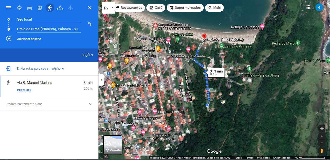 Caminho Praia de Cima